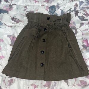 Women’s army green mini skirt